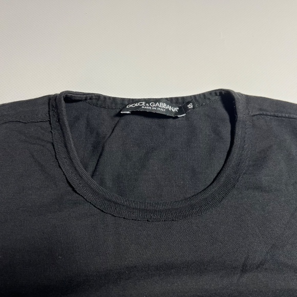 Dolce & Gabbana Crown Crest Mens Short Sleeve T-Shirt Made in Italy IT 48 Large - Picture 13 of 16